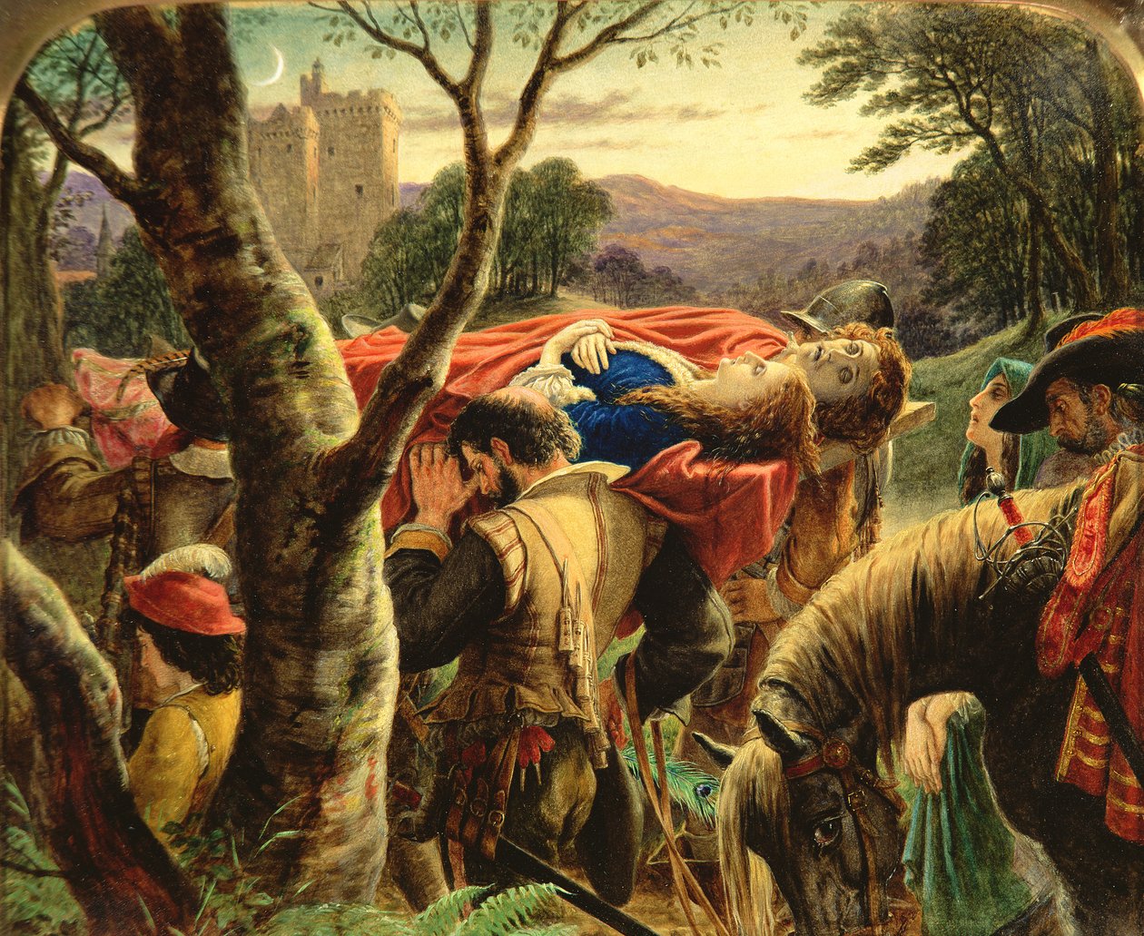 Los densos valles de Yarrow de Joseph Noel Paton