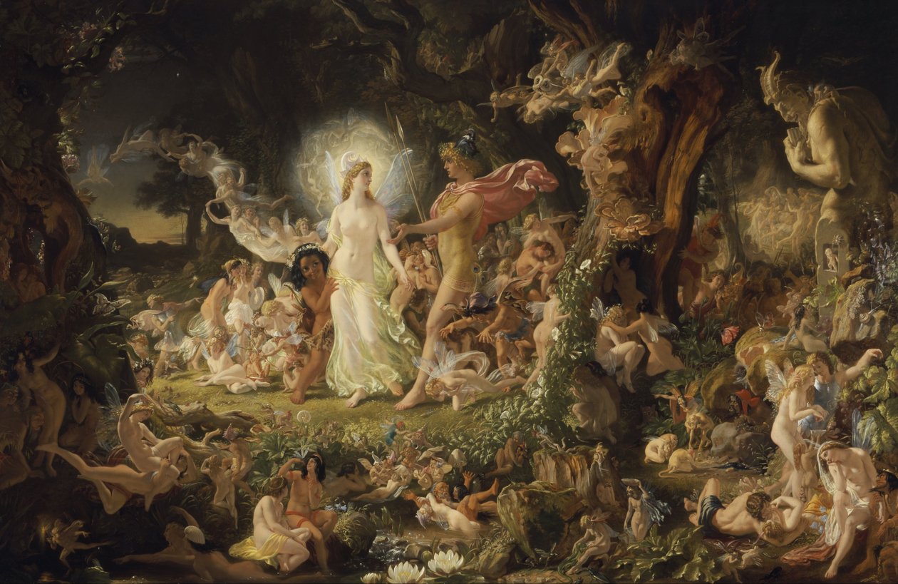 La disputa de Oberón y Titania de Joseph Noel Paton