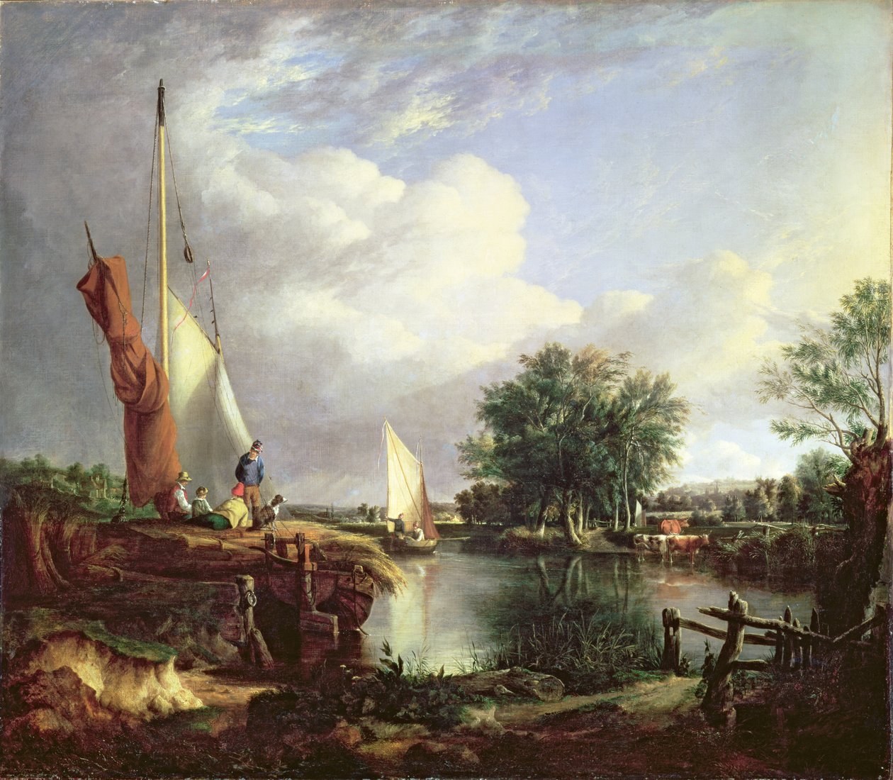 El río en Thorpe de Joseph Stannard