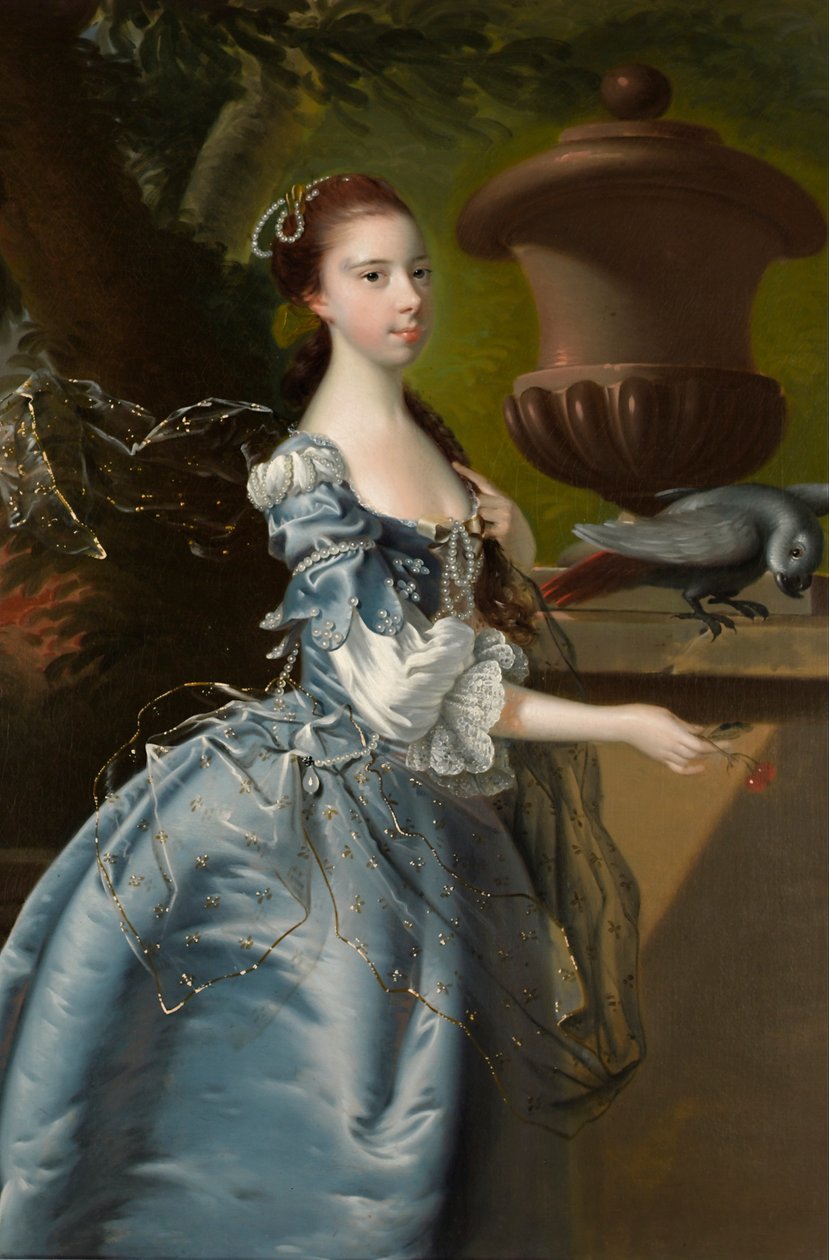 Señorita Jane Monck, 1760 de Joseph Wright of Derby