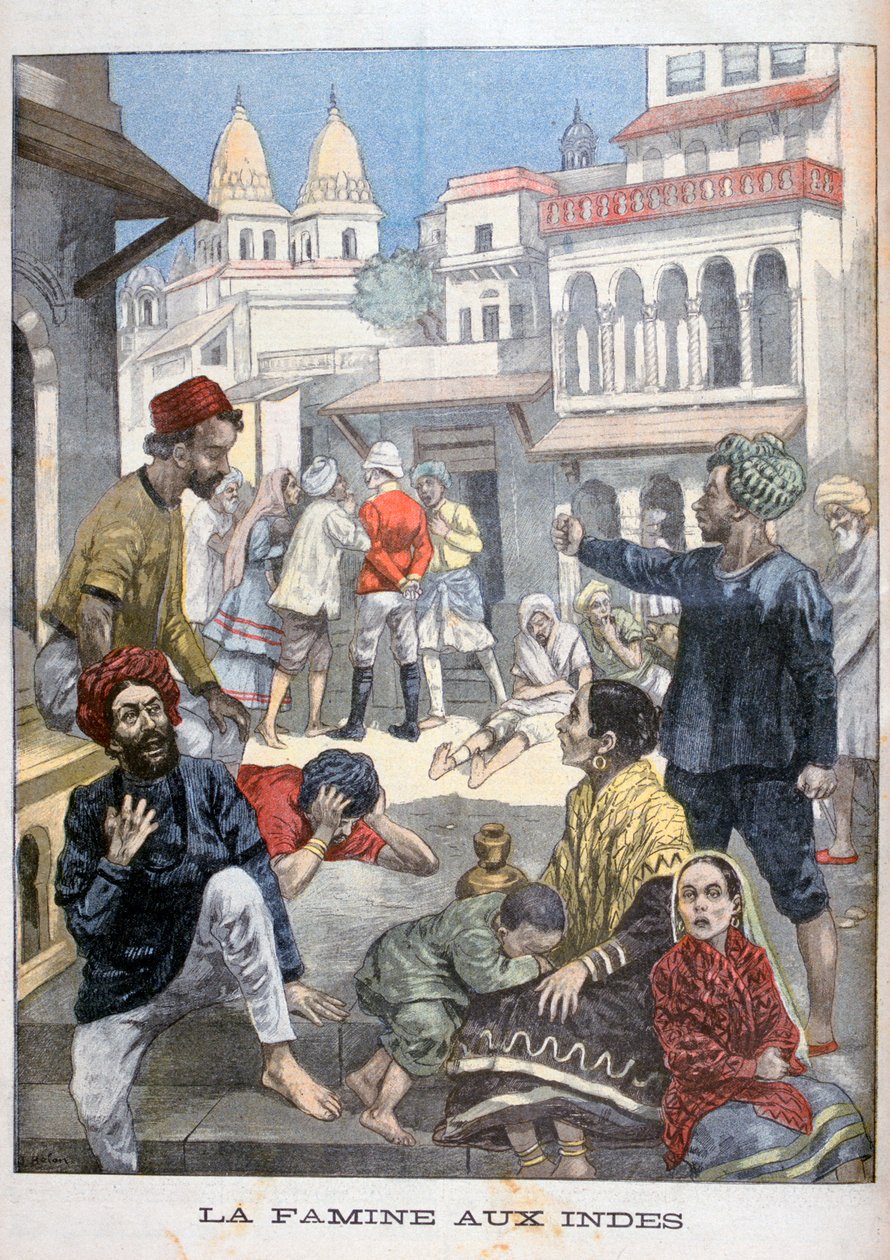 Hambruna en la India de Joseph Belon