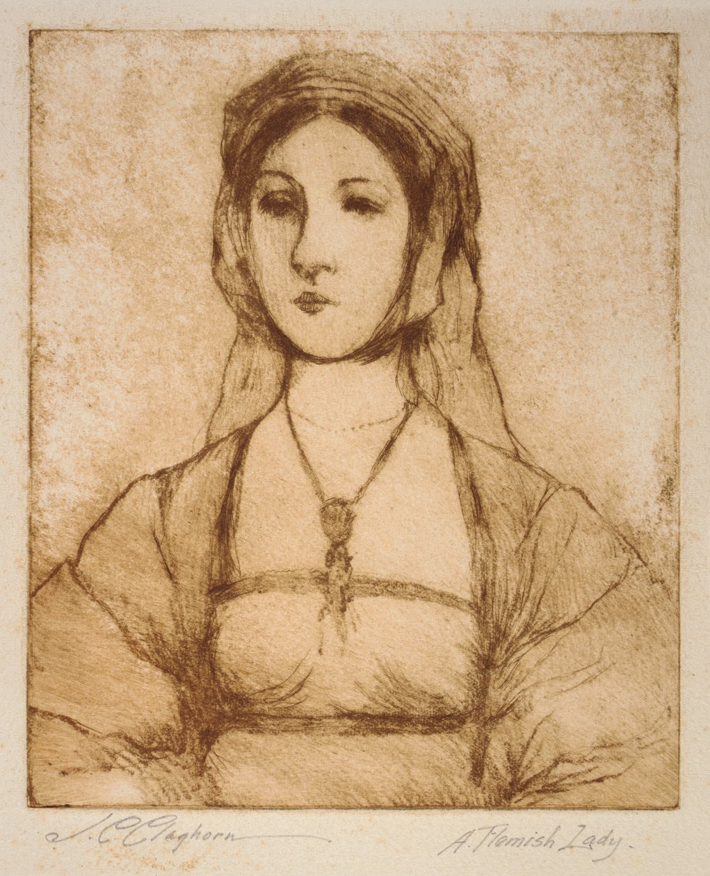 Una dama flamenca de Joseph C. Claghorn