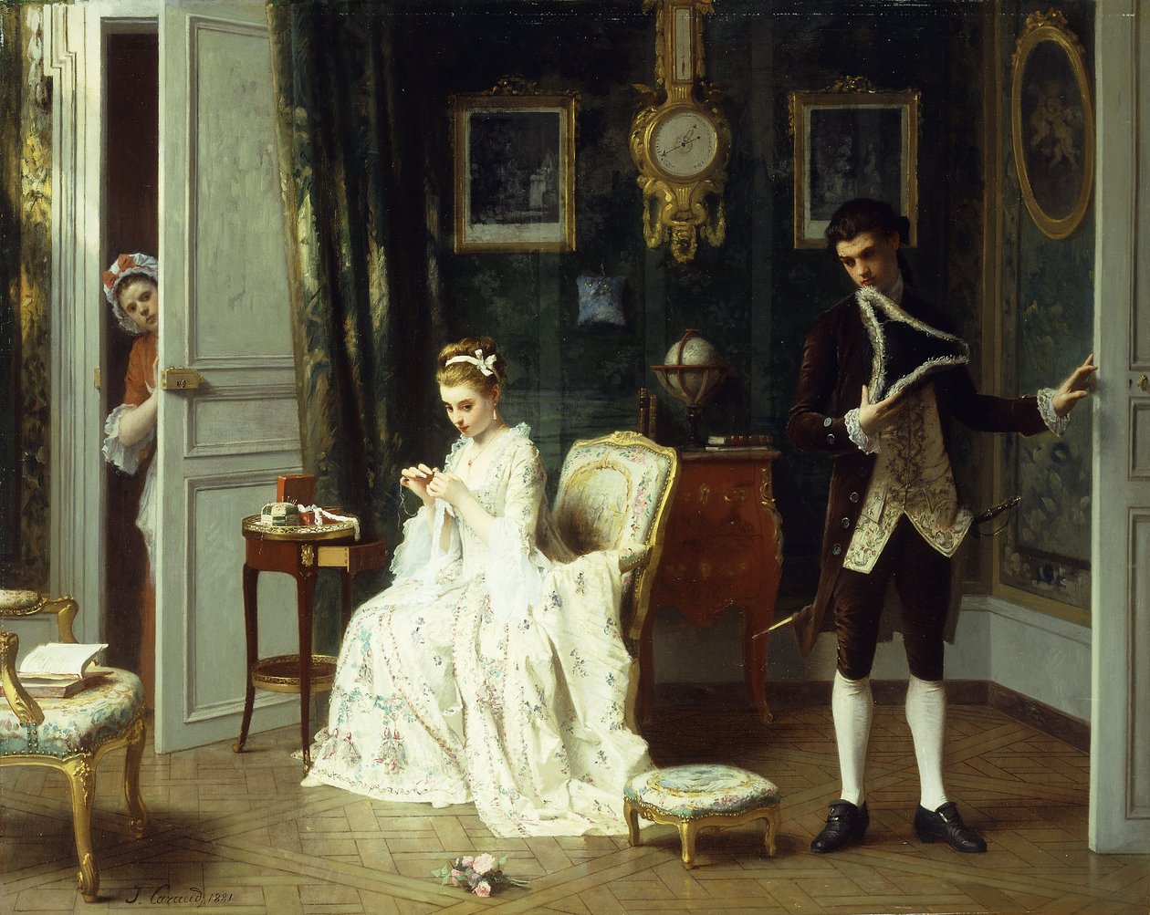 El Visitante, 1881 de Joseph Caraud