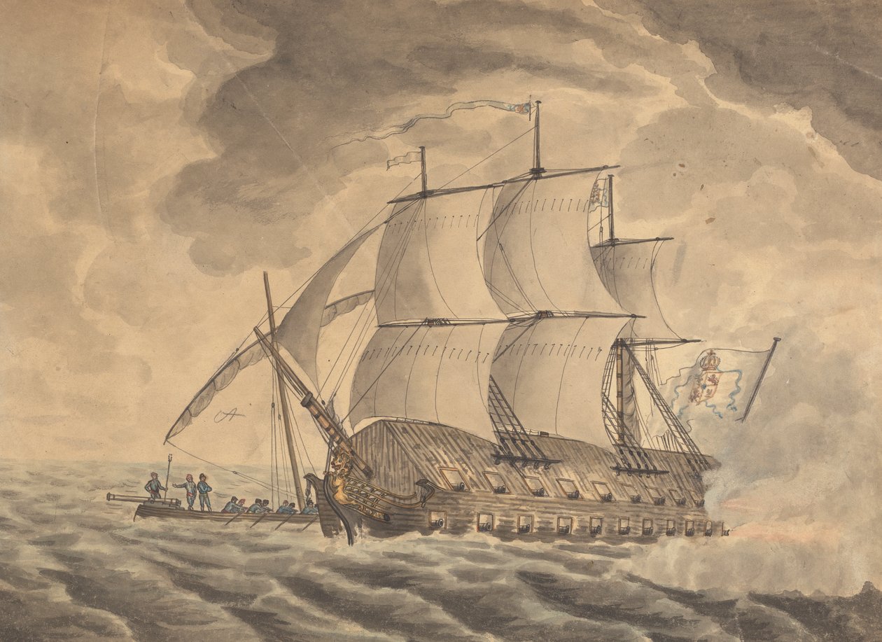 Junk Ship Empleado Contra Gibralter..Single Junk Ship de Joseph Cartwright