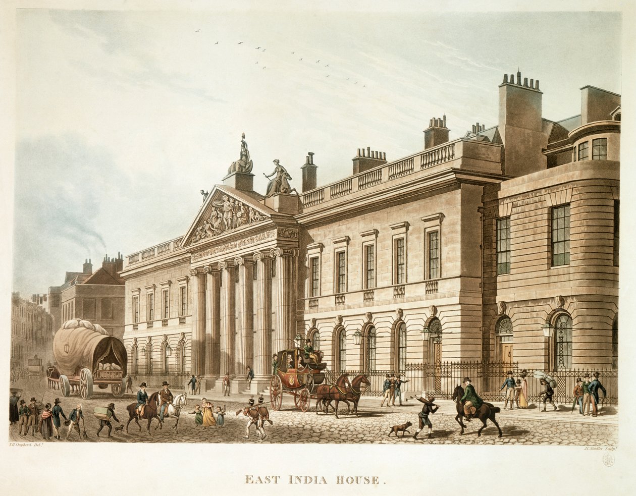 Casa de la India Oriental, Londres de Joseph Constantine Stadler