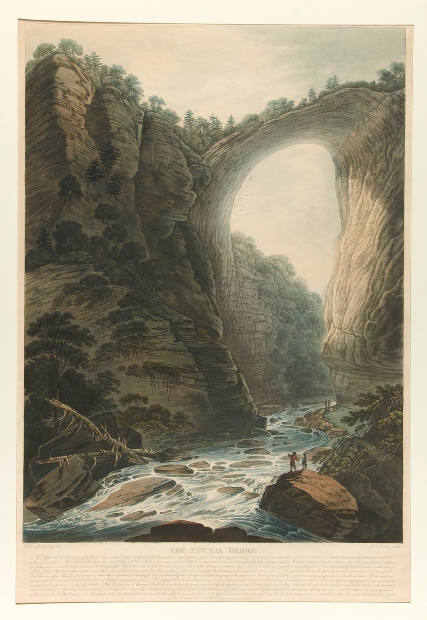 El Puente Natural (Virginia) de Joseph Constantine Stadler