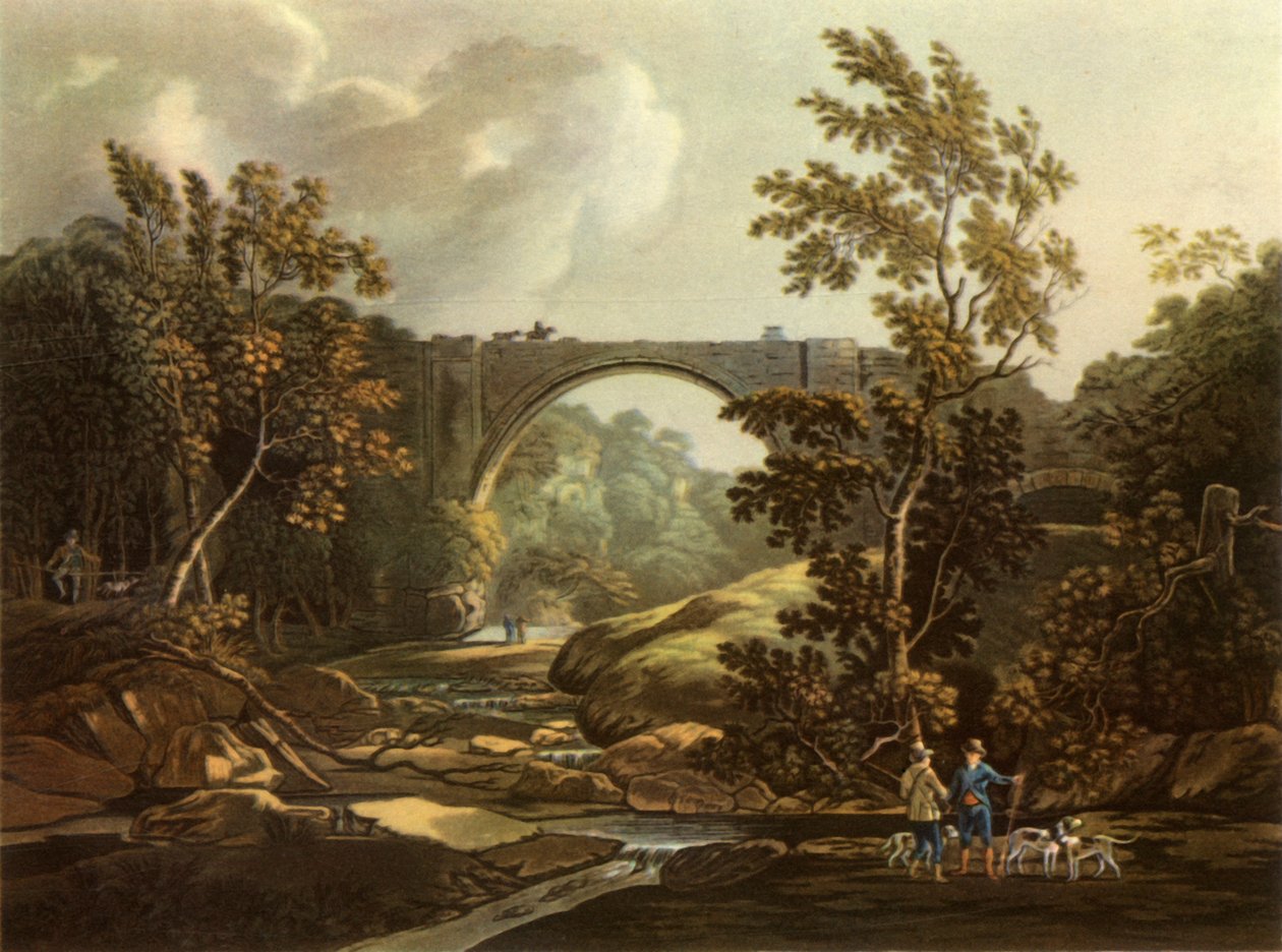 El Arco de Tanfield en 1804, 1945 de Joseph Constantine Stadler