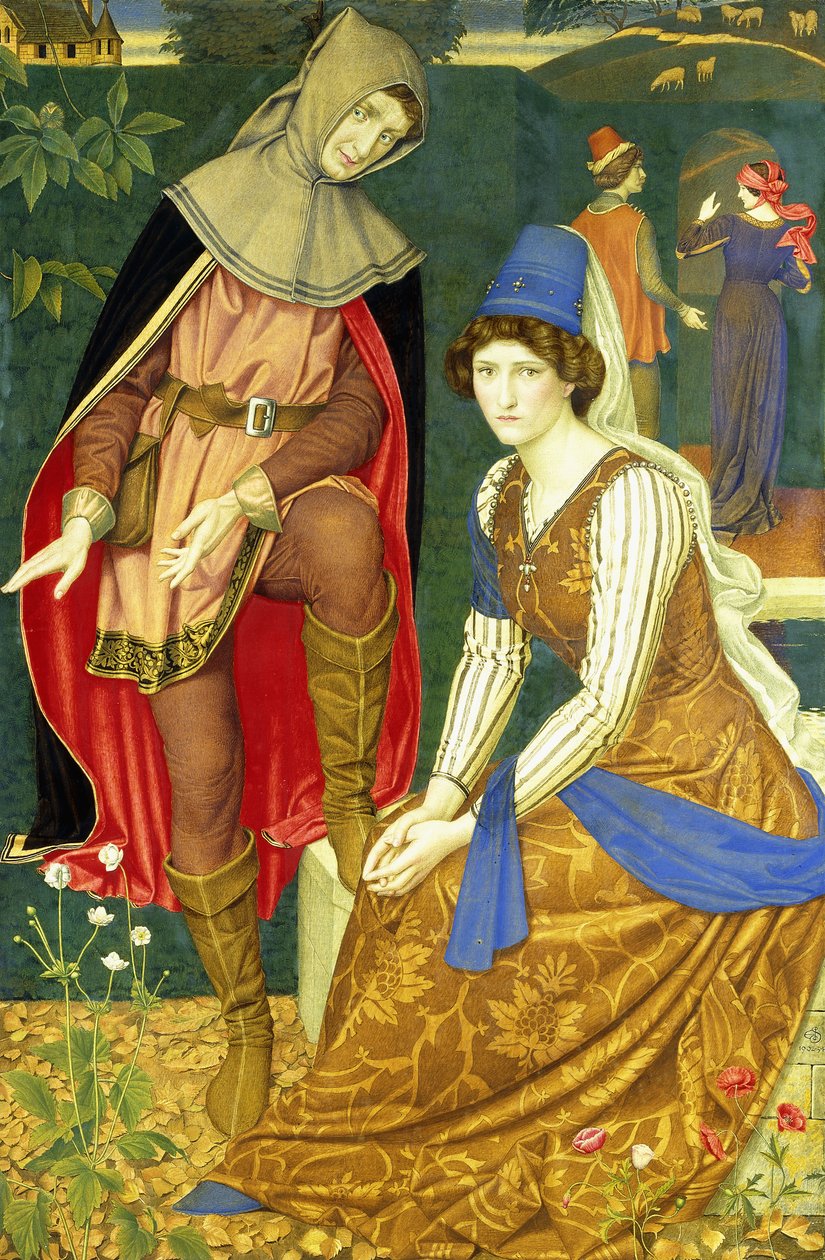 La doncella morena de Joseph Edward Southall