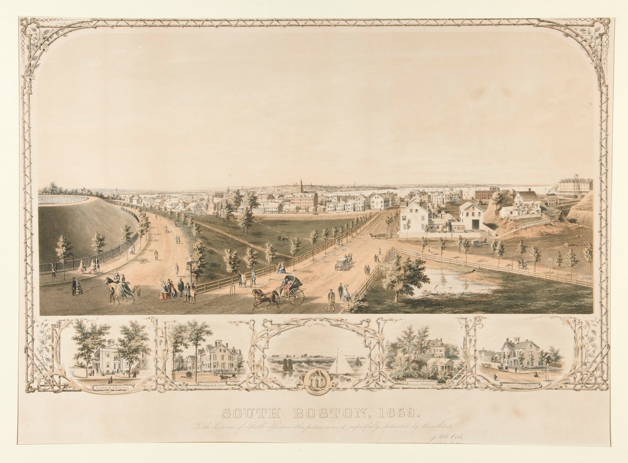 Boston del Sur, 1859 de Joseph Foxcroft Cole