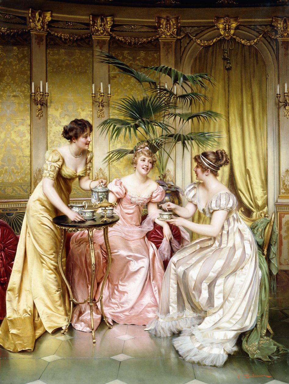 Tres para el té de Joseph Frederick Charles Soulacroix