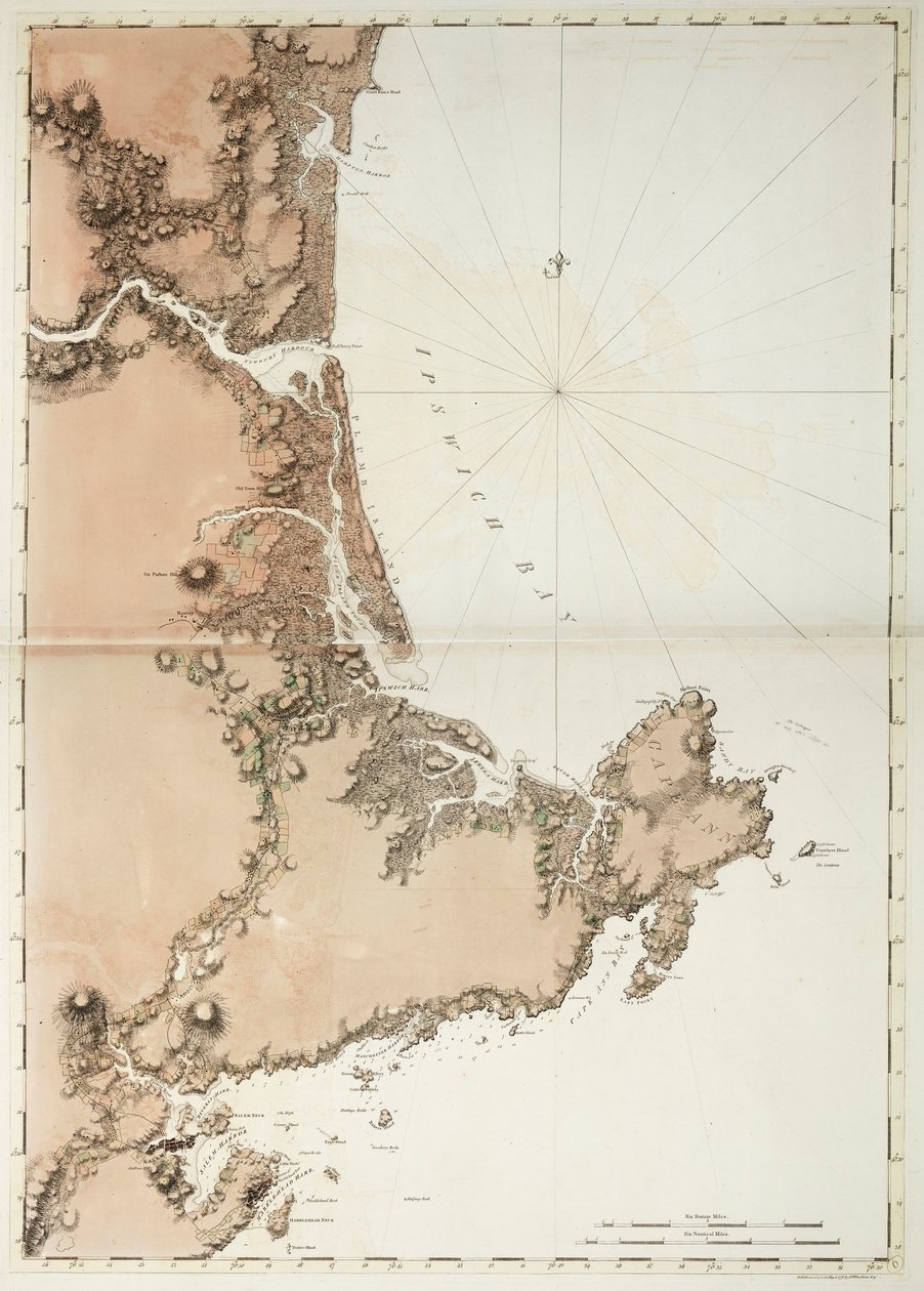 Bahía de Ipswich y Cabo Ann de Joseph Frederick Wallet DesBarres