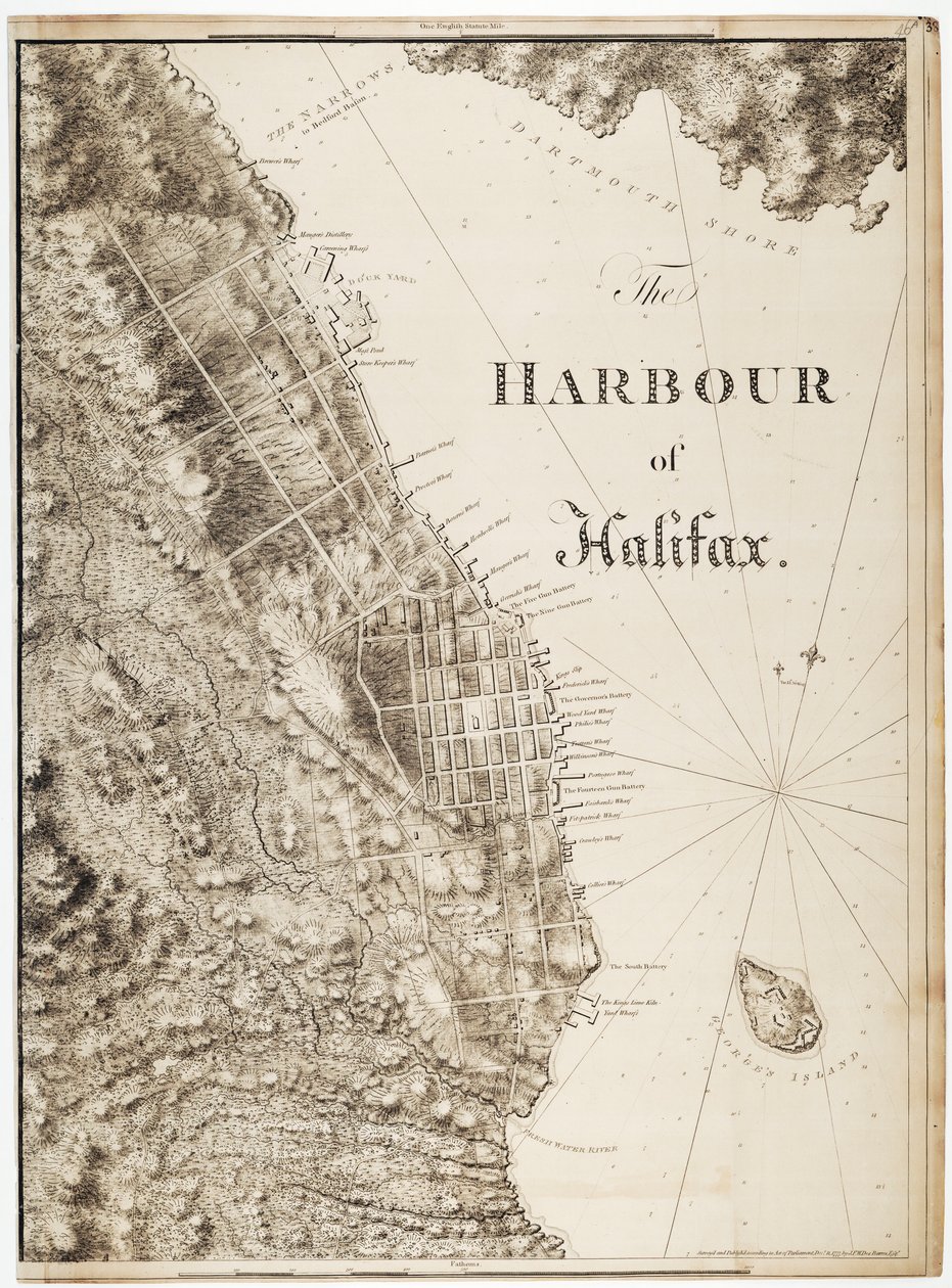 El puerto de Halifax de Joseph Frederick Wallet DesBarres