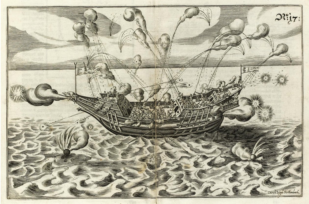 Ilustración de Architectura navalis de J. Furttenbach de Joseph Furttenbach