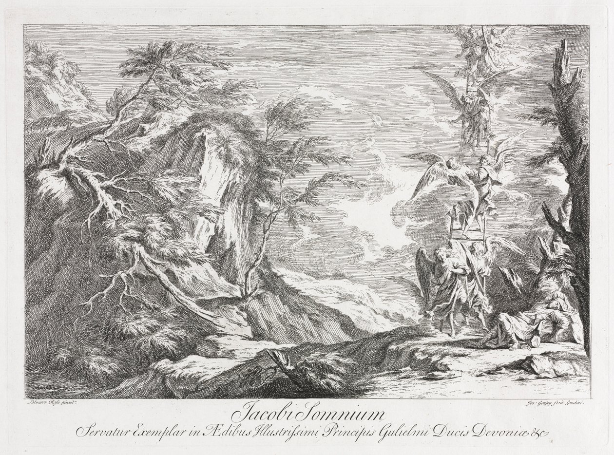 El sueño de Jacob de Joseph Goupy