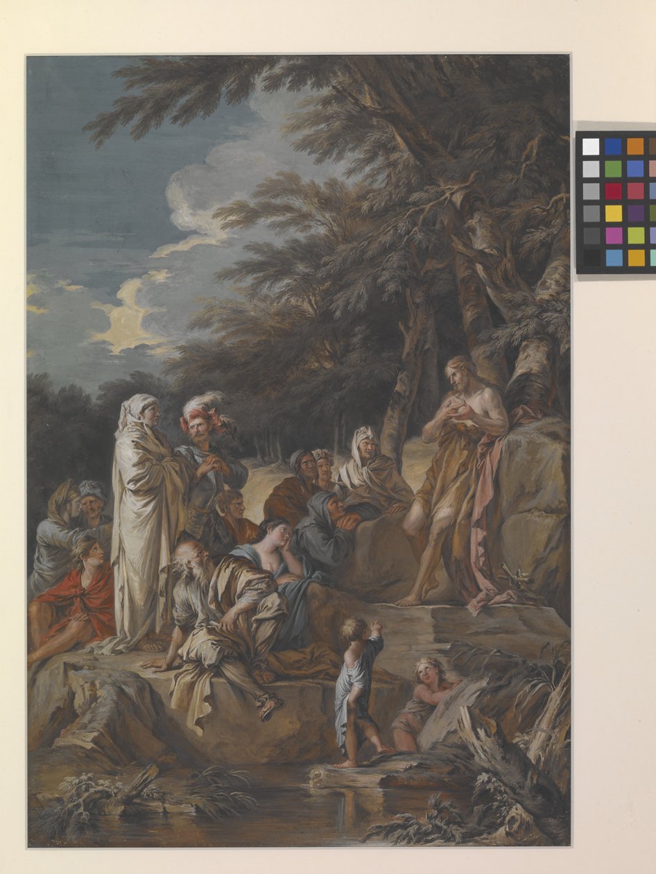 San Juan predicando en el desierto de Joseph Goupy