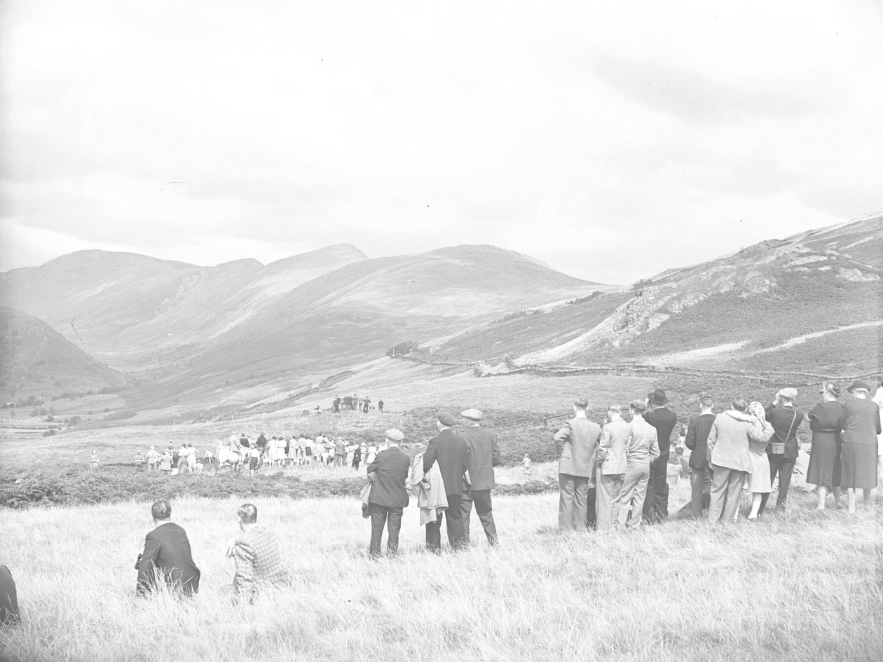 Reunión de agricultores sobre Troutbeck de Joseph Hardman