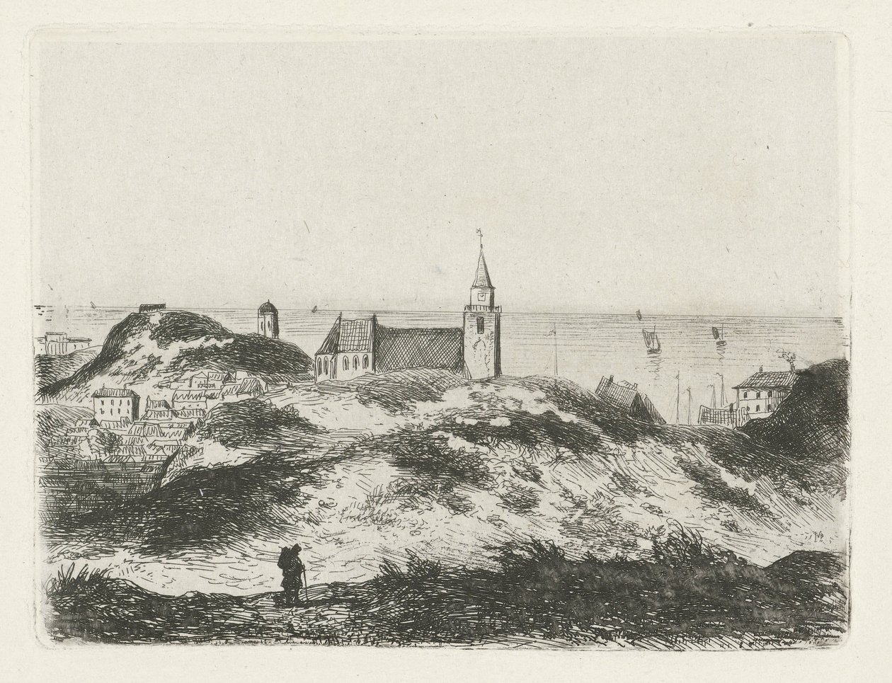 Vista de Scheveningen de Joseph Hartogensis