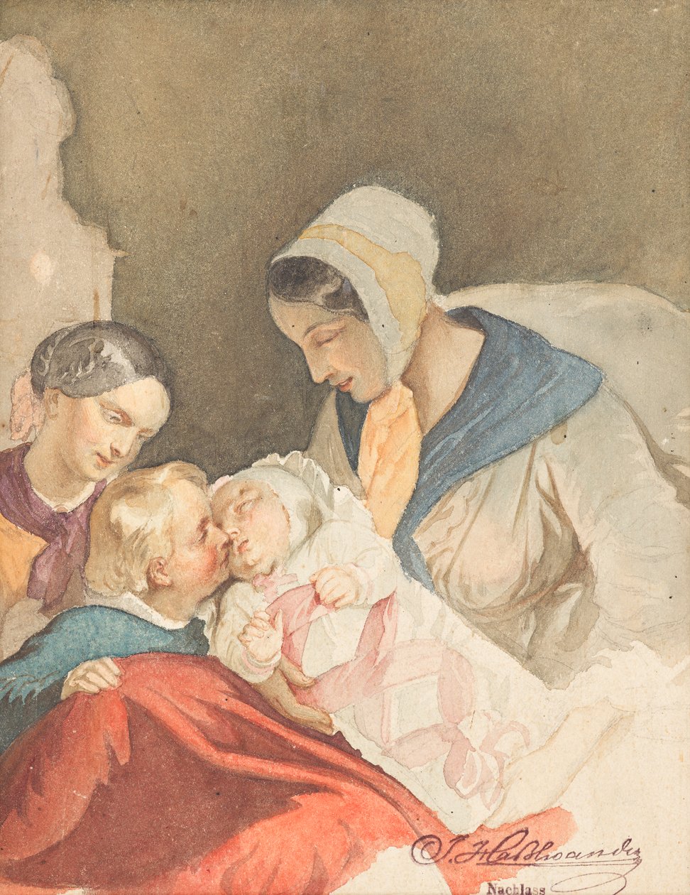 felicidad maternal de Joseph Hasslwander