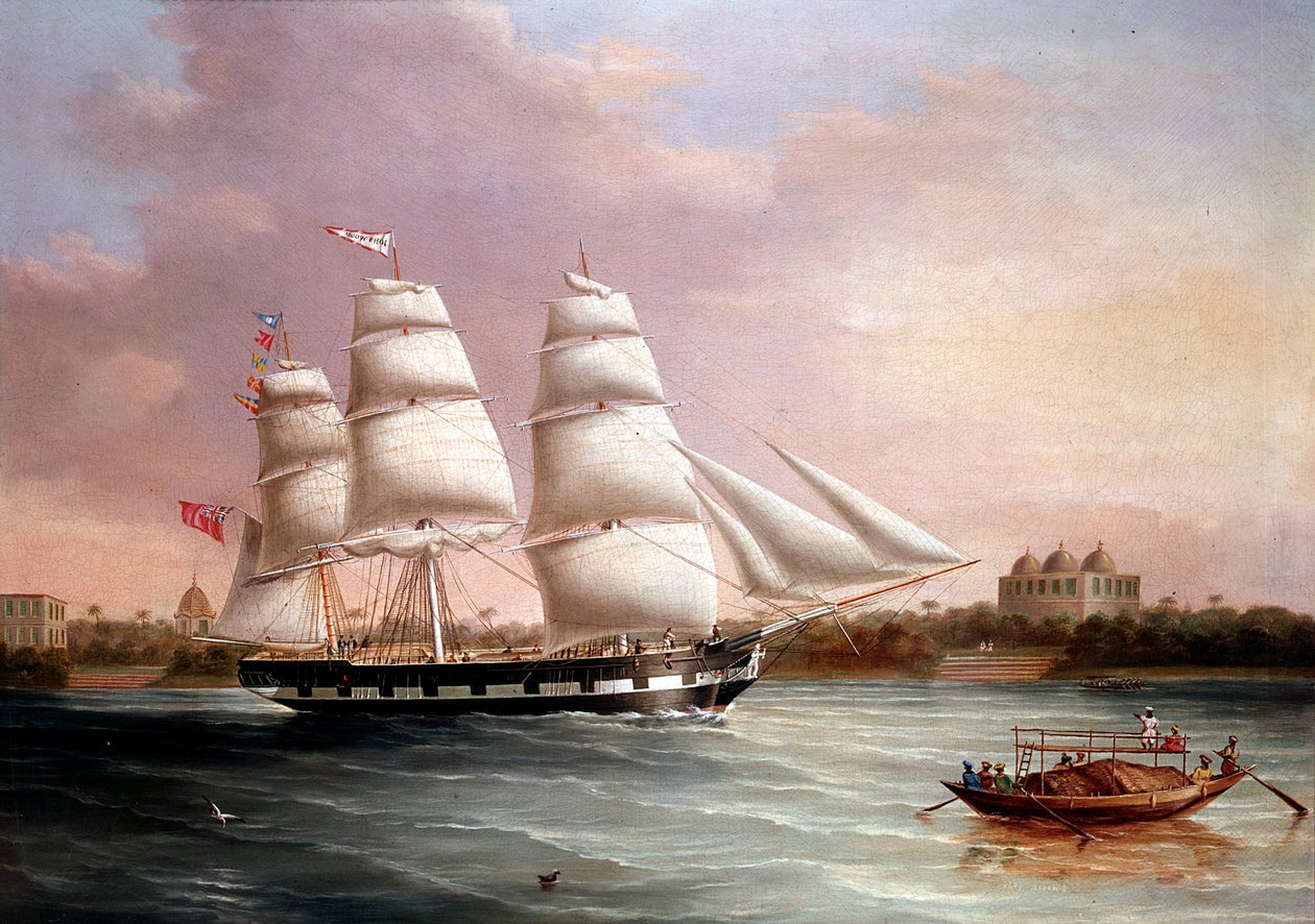 John Wood acercándose a Bombay, c1850 de Joseph Heard