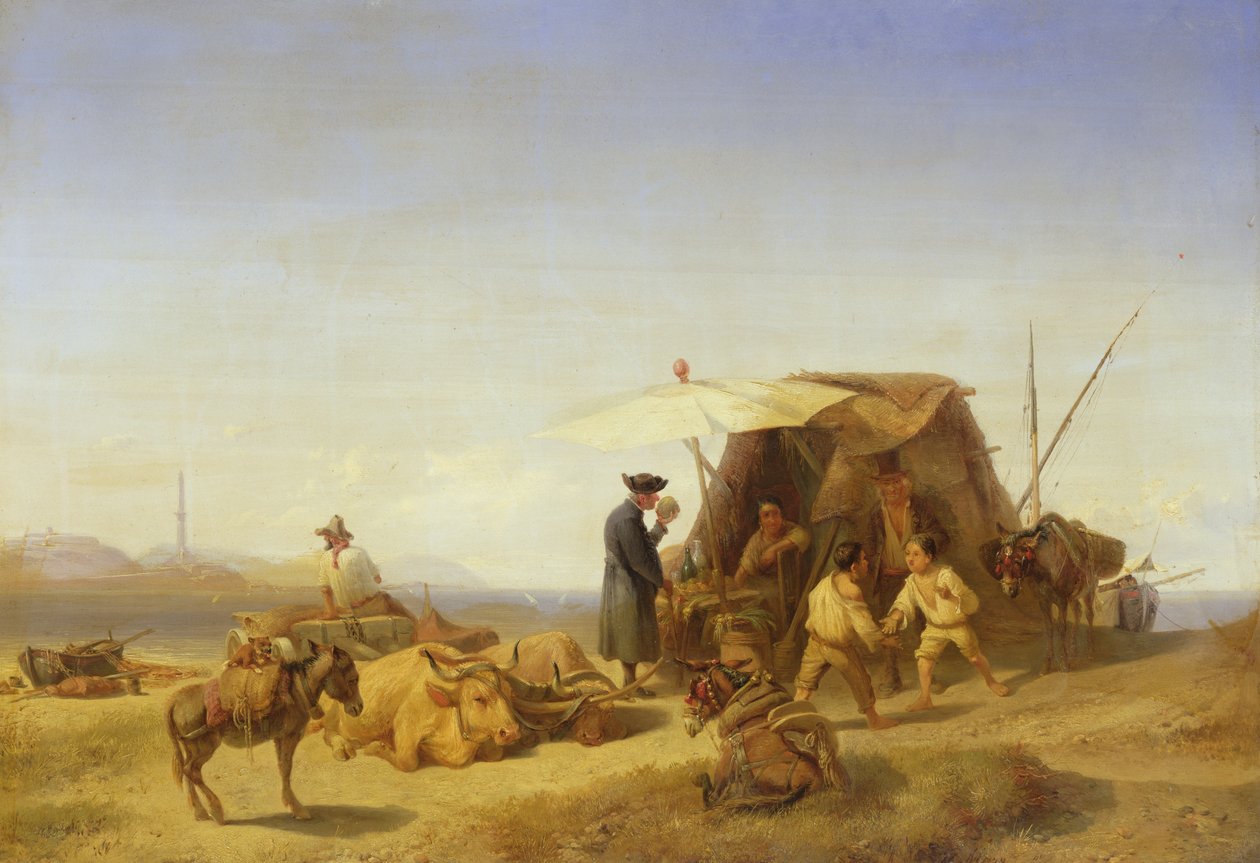 Paisaje en Italia de Joseph Heinrich Marr