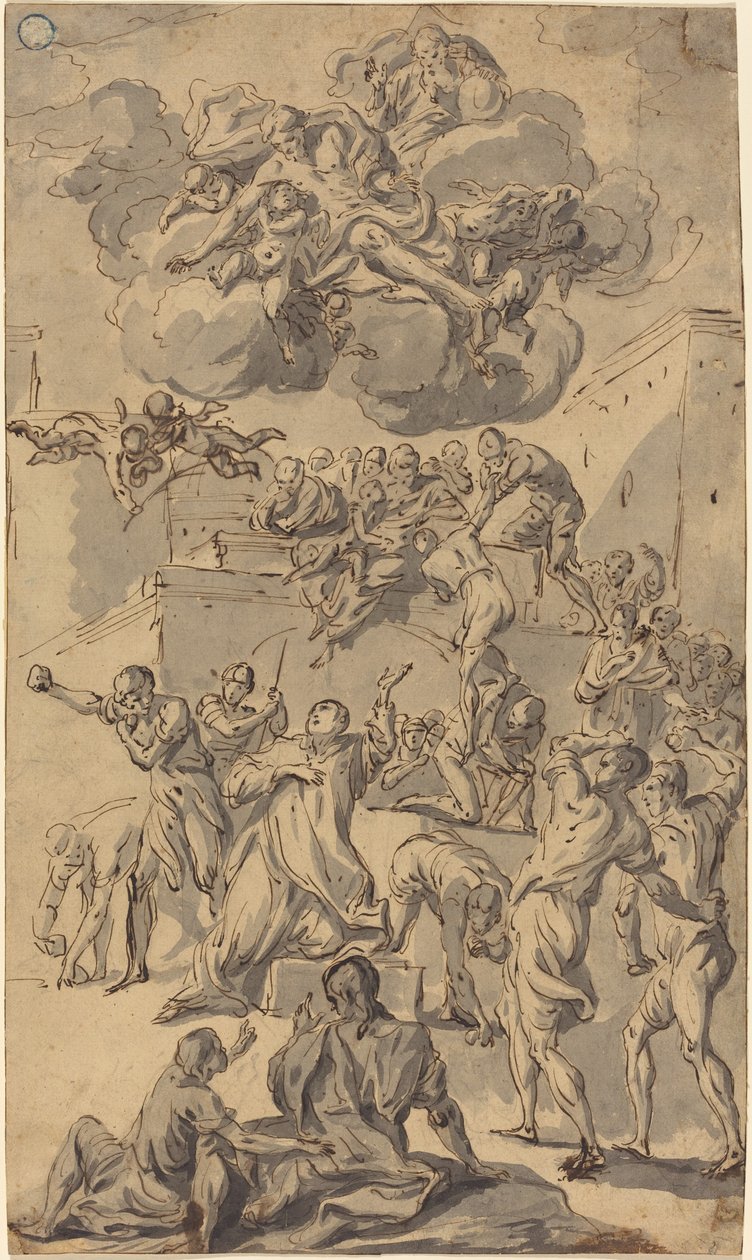 La Lapidación de San Esteban de Joseph Ignace François Parrocel