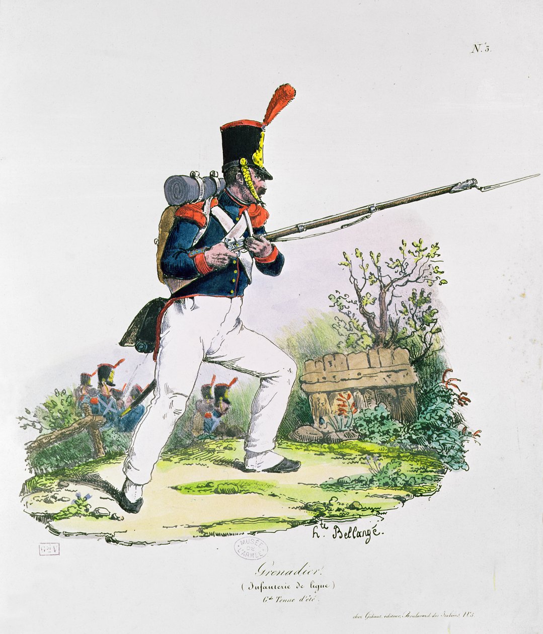 Guardia de Granaderos de Joseph Louis Hippolyte Bellange