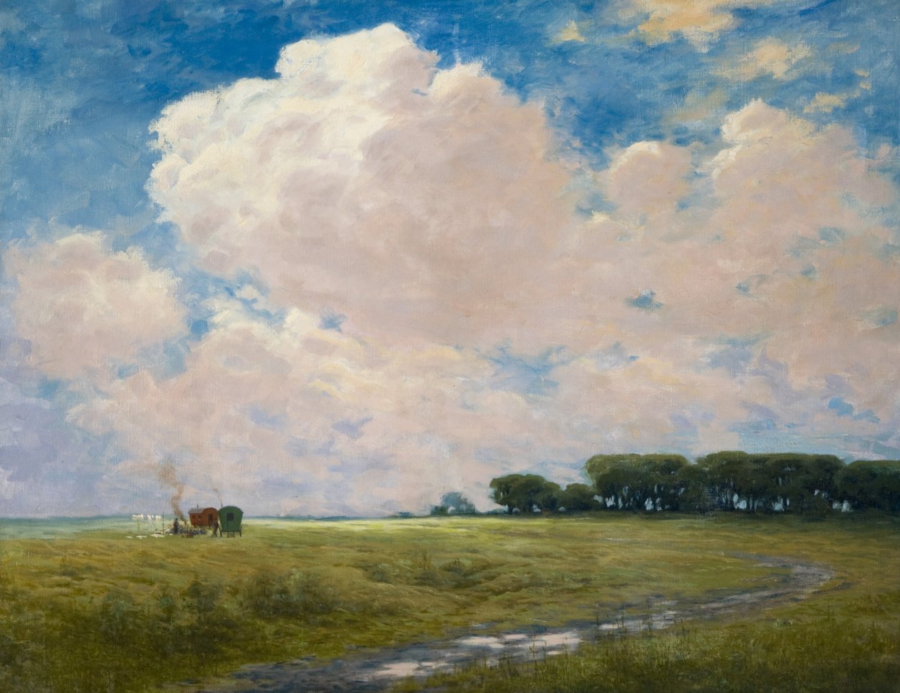 Campamento gitano en Curragh de Joseph Malachy Kavanagh