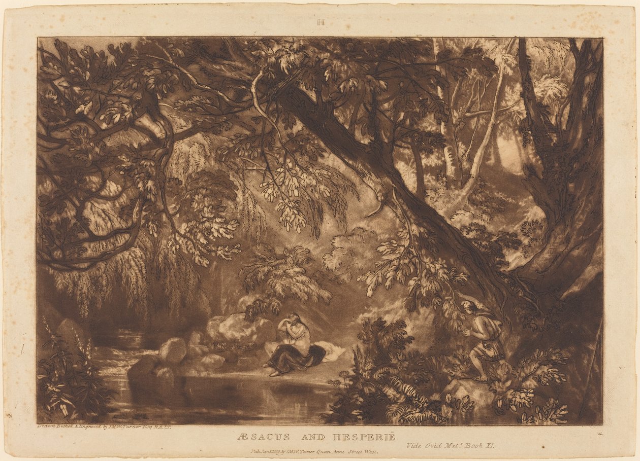 Esaco y Hesperie de Joseph Mallord William Turner