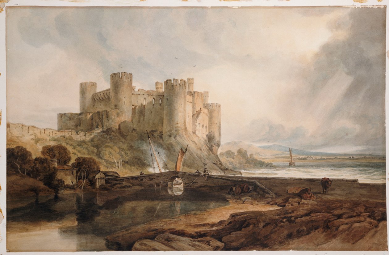 Castillo de Conway, c.1802 de Joseph Mallord William Turner