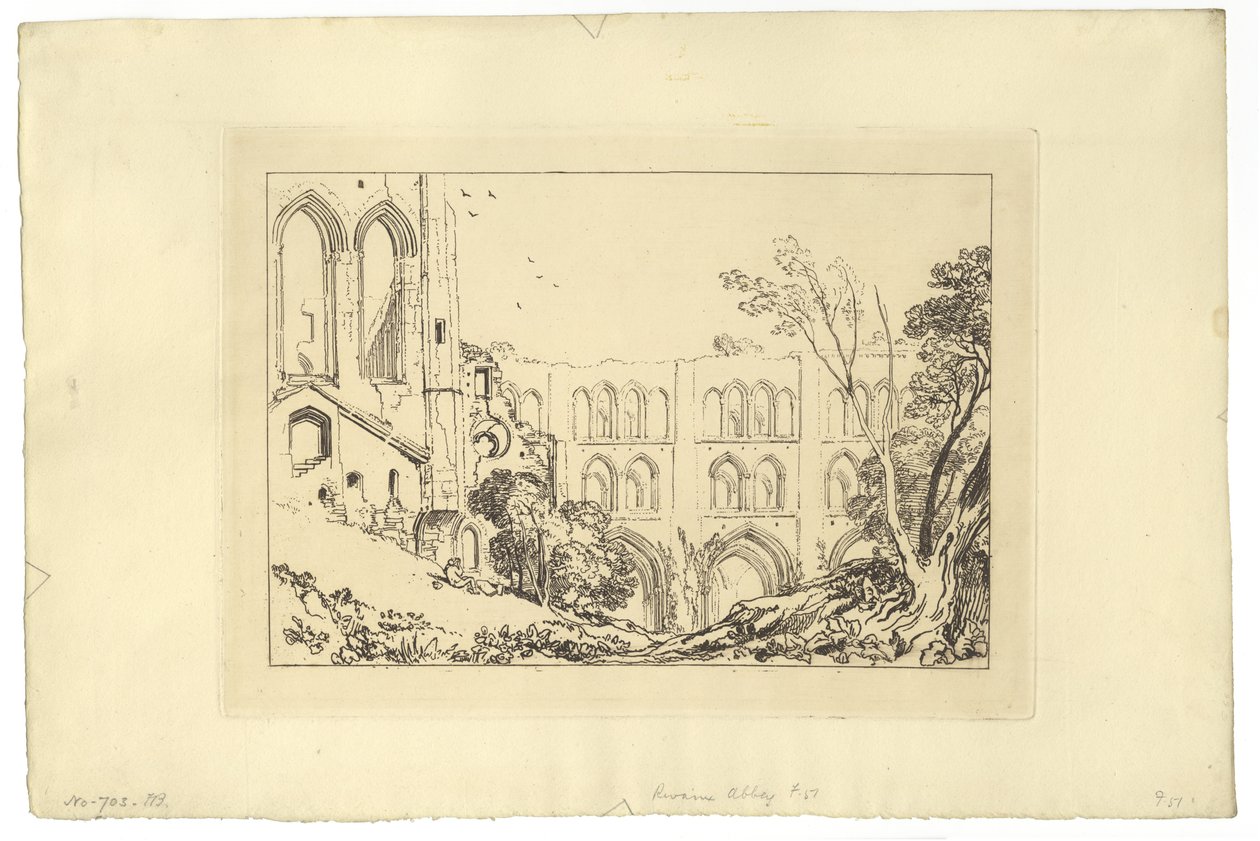 Abadía de Rivaux de Joseph Mallord William Turner