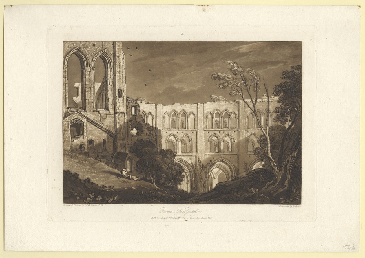 Abadía de Rivaux de Joseph Mallord William Turner