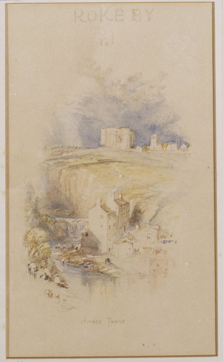 La Torre Bowes, c.1833 de Joseph Mallord William Turner