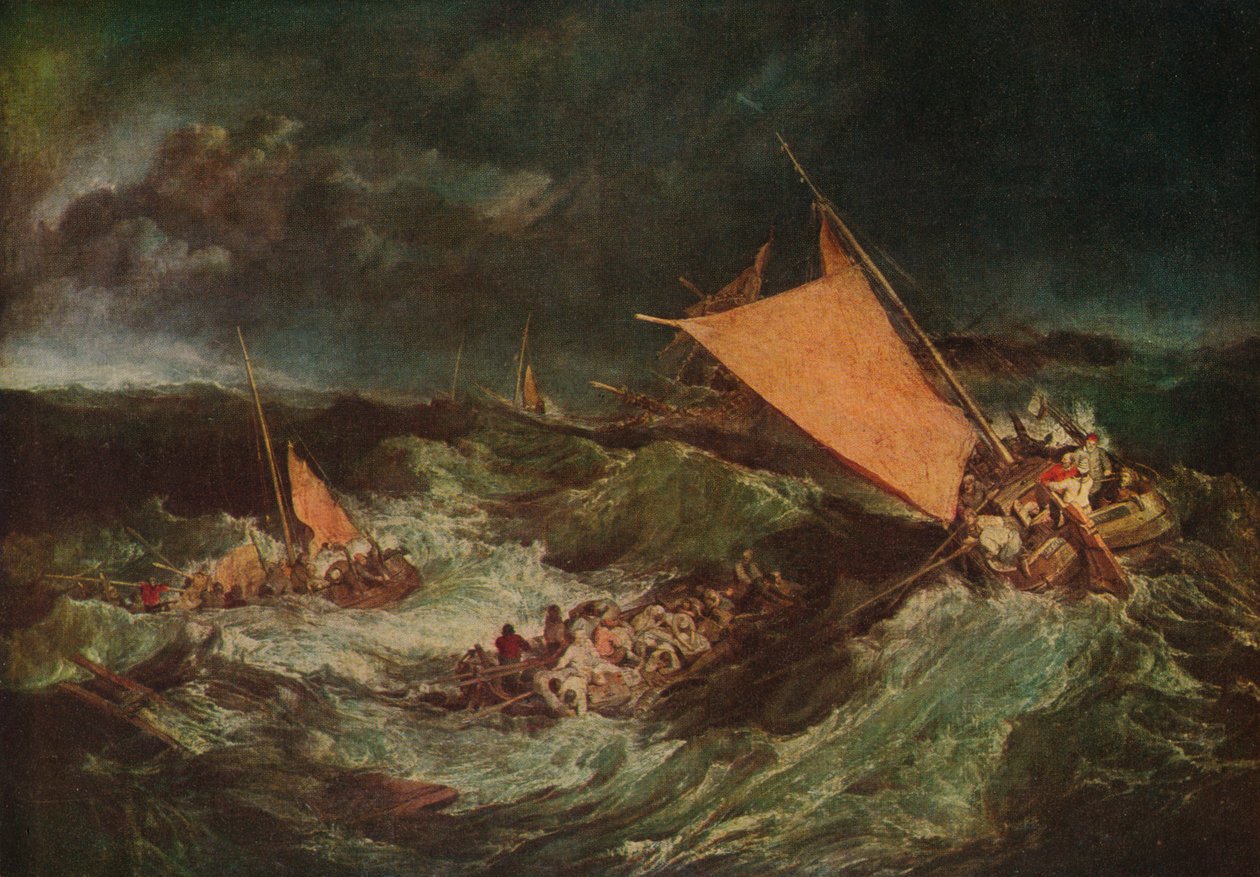 El naufragio, c1805 de Joseph Mallord William Turner
