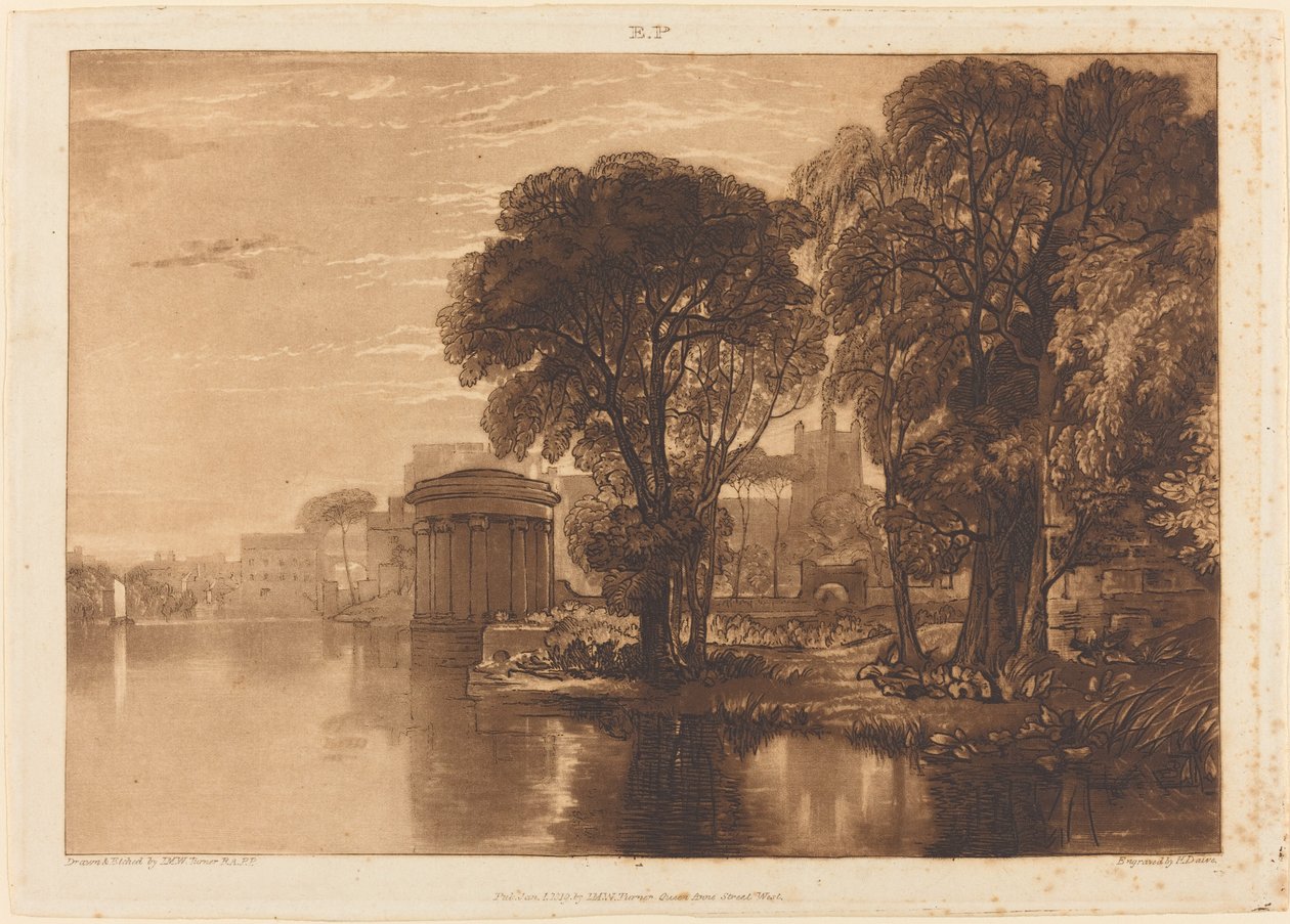 Isleworth de Joseph Mallord William Turner and Henry Edward Dawe