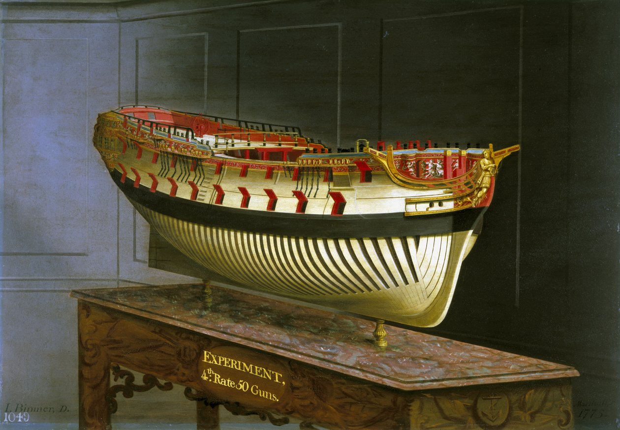HMS Experiment, 1775 de Joseph Marshall