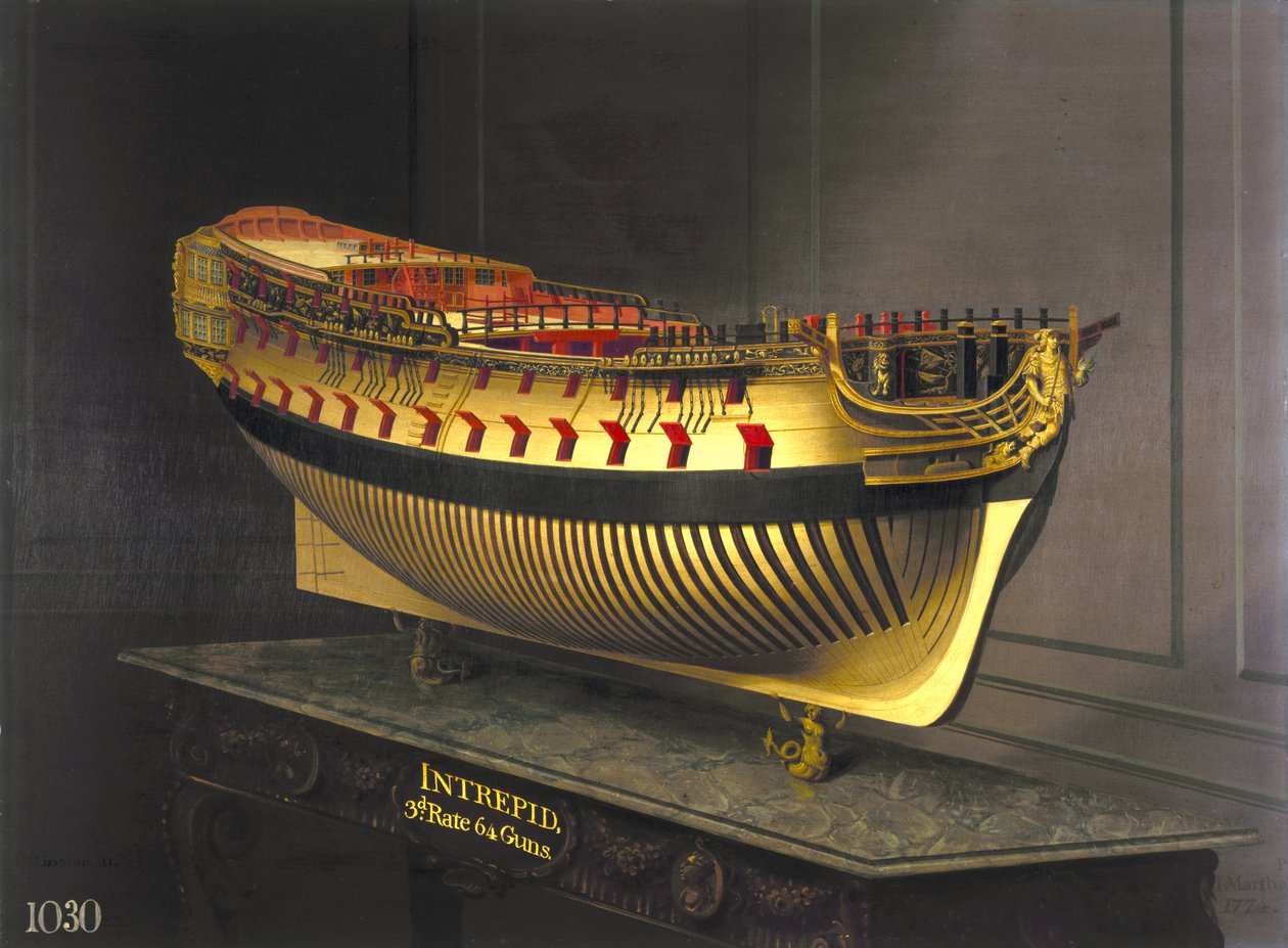 HMS Intrepid, 1773-75 de Joseph Marshall