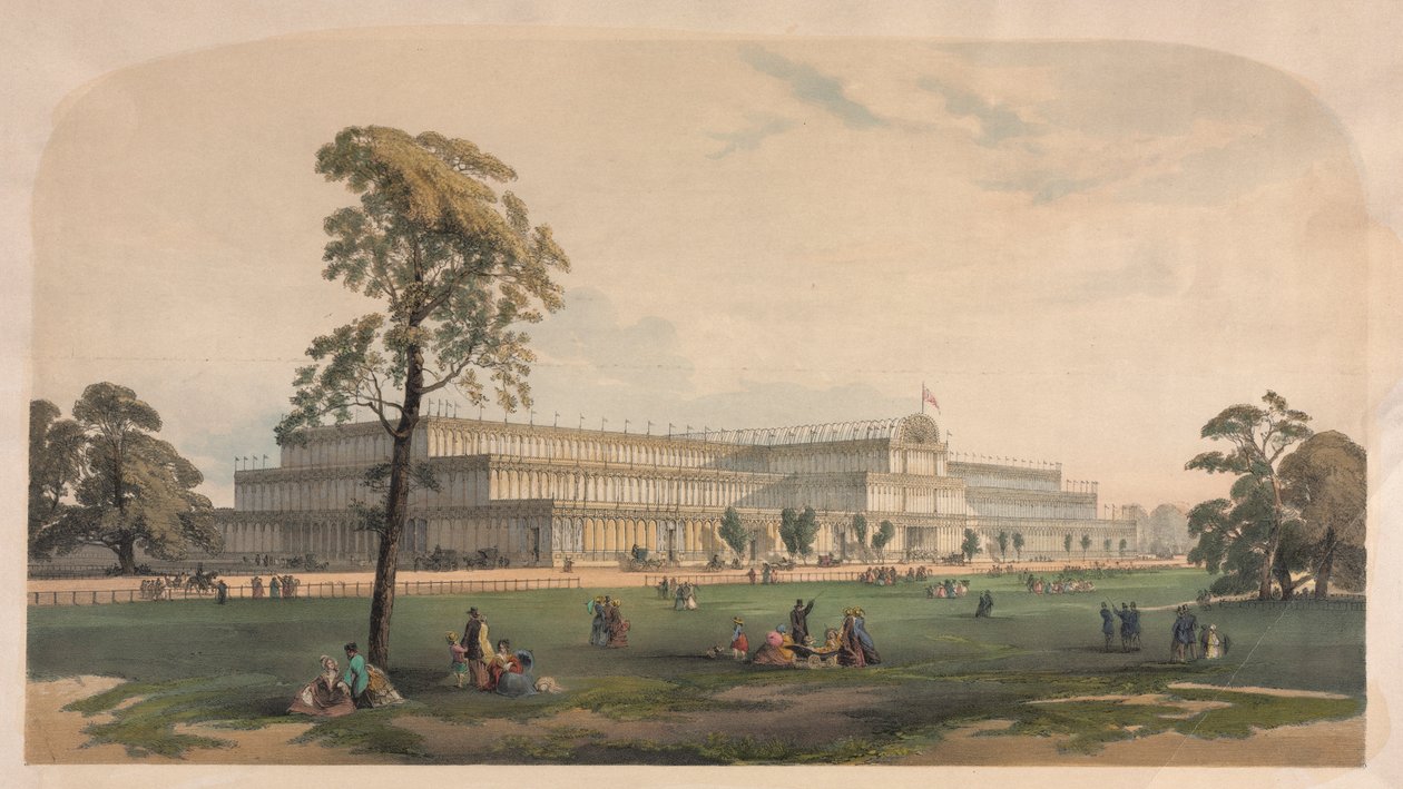 El Palacio de Cristal, c. 1850 de Joseph Nash