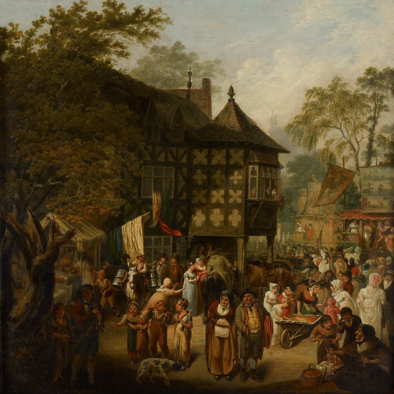 Eccles Wakes (óleo sobre tabla) de Joseph Parry