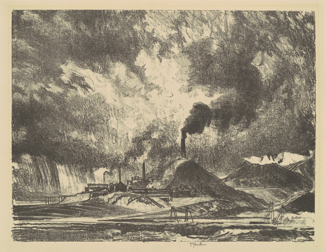 Anaconda, Montana, 1915 de Joseph Pennell