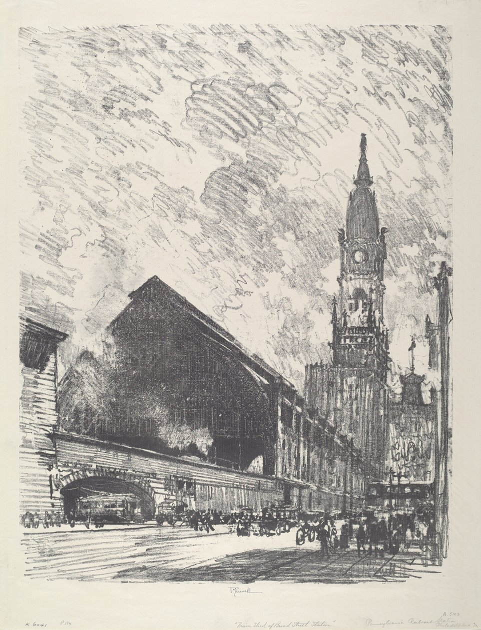 Estación Broad St. de Joseph Pennell