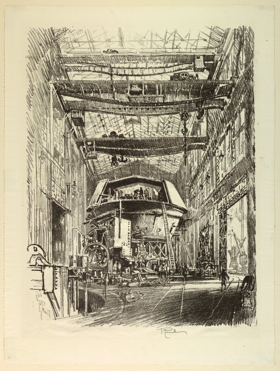 Construyendo la Gran Torre de Joseph Pennell