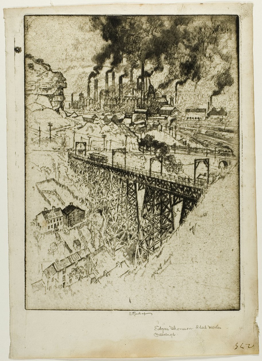 Obras de Edgar Thompson, Bessemer de Joseph Pennell