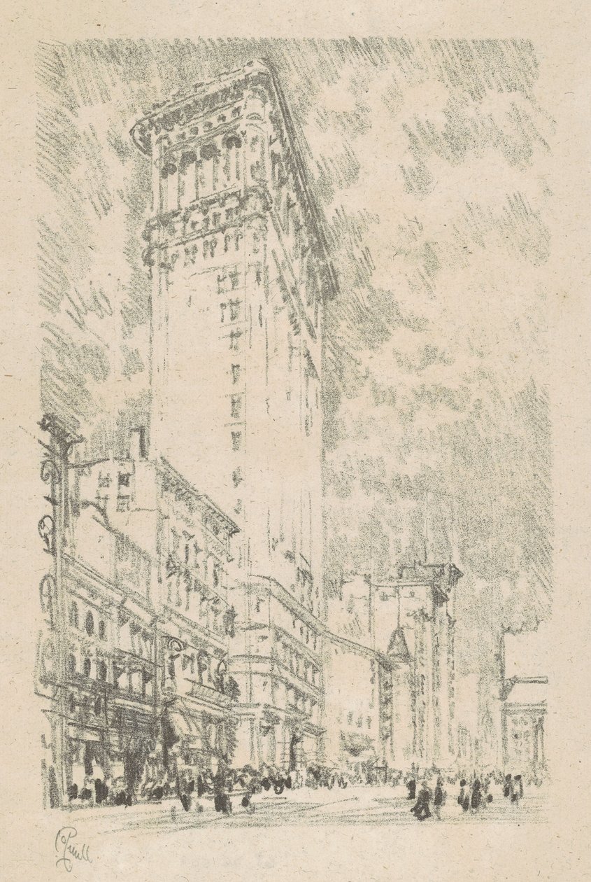 Edificio Flatiron de Joseph Pennell