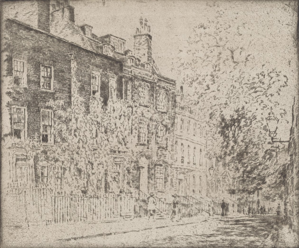 Great College Street, Westminster, 1904 de Joseph Pennell