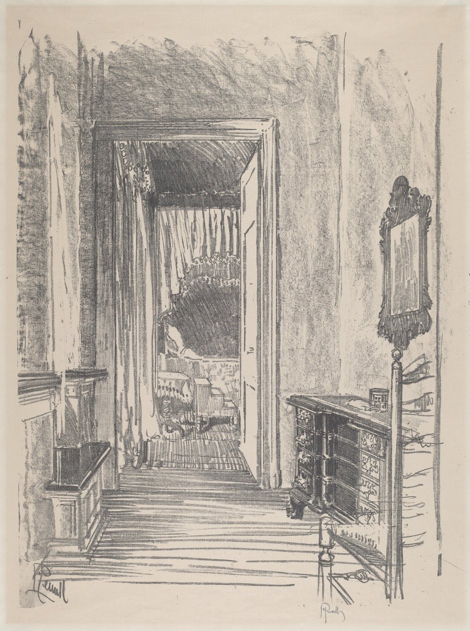 Pasillo al Dormitorio, Stenton de Joseph Pennell