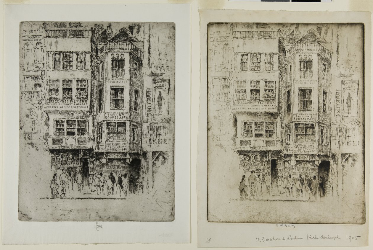 No. 230 Strand de Joseph Pennell
