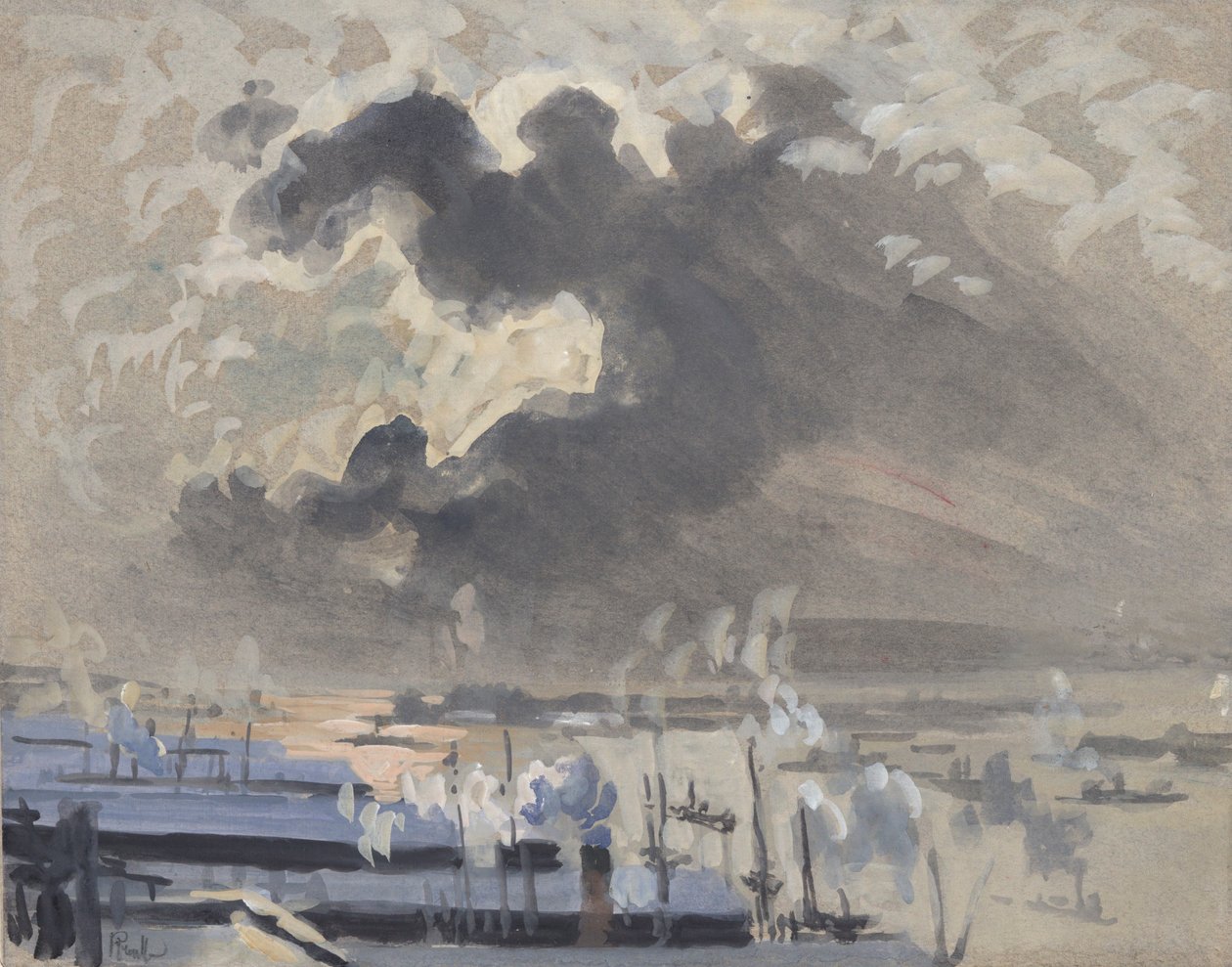 Tormentas que se avecinan de Joseph Pennell