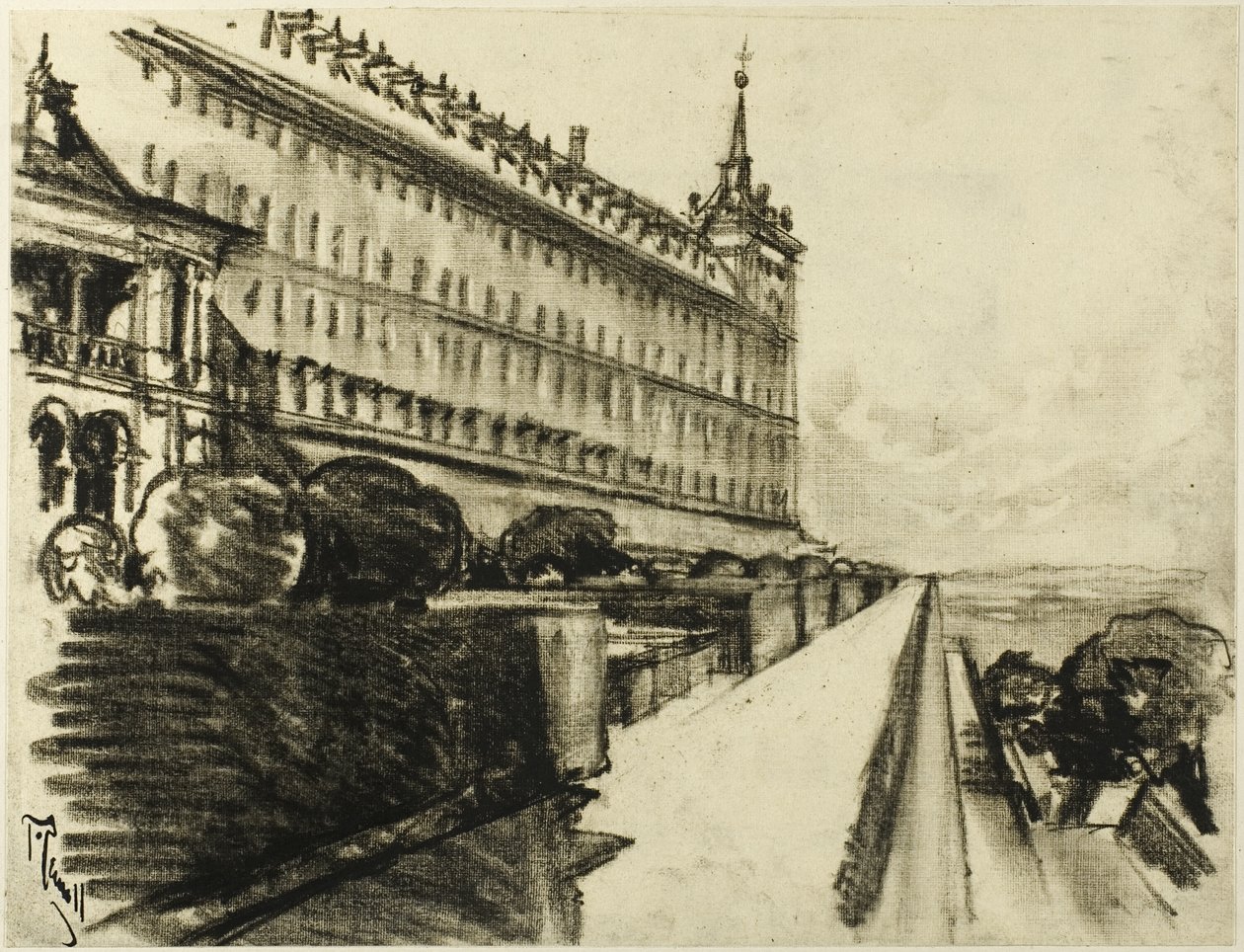 El Escorial interminable de Joseph Pennell