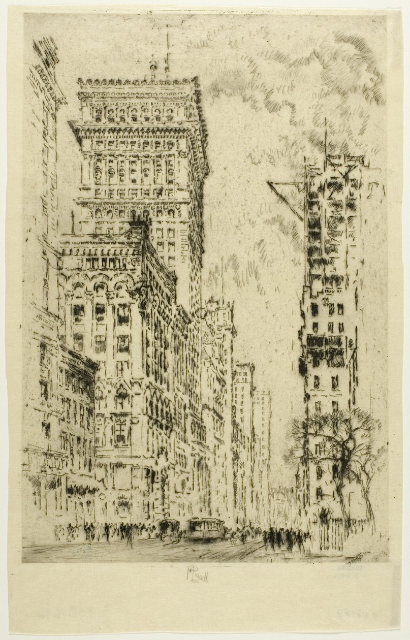 La cornisa dorada, I de Joseph Pennell