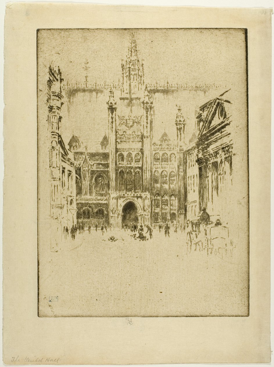 El salón del gremio de Joseph Pennell
